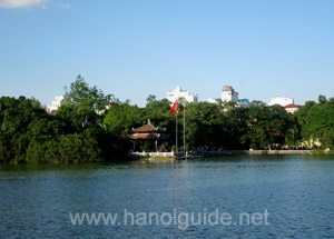 Hoan Kiem Lake Hanoi Vietnam