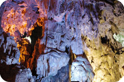 Cave in Halong Bay