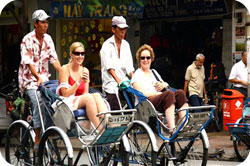 Cyclo around the Old Quarter