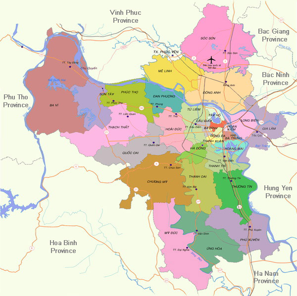 Hanoi map